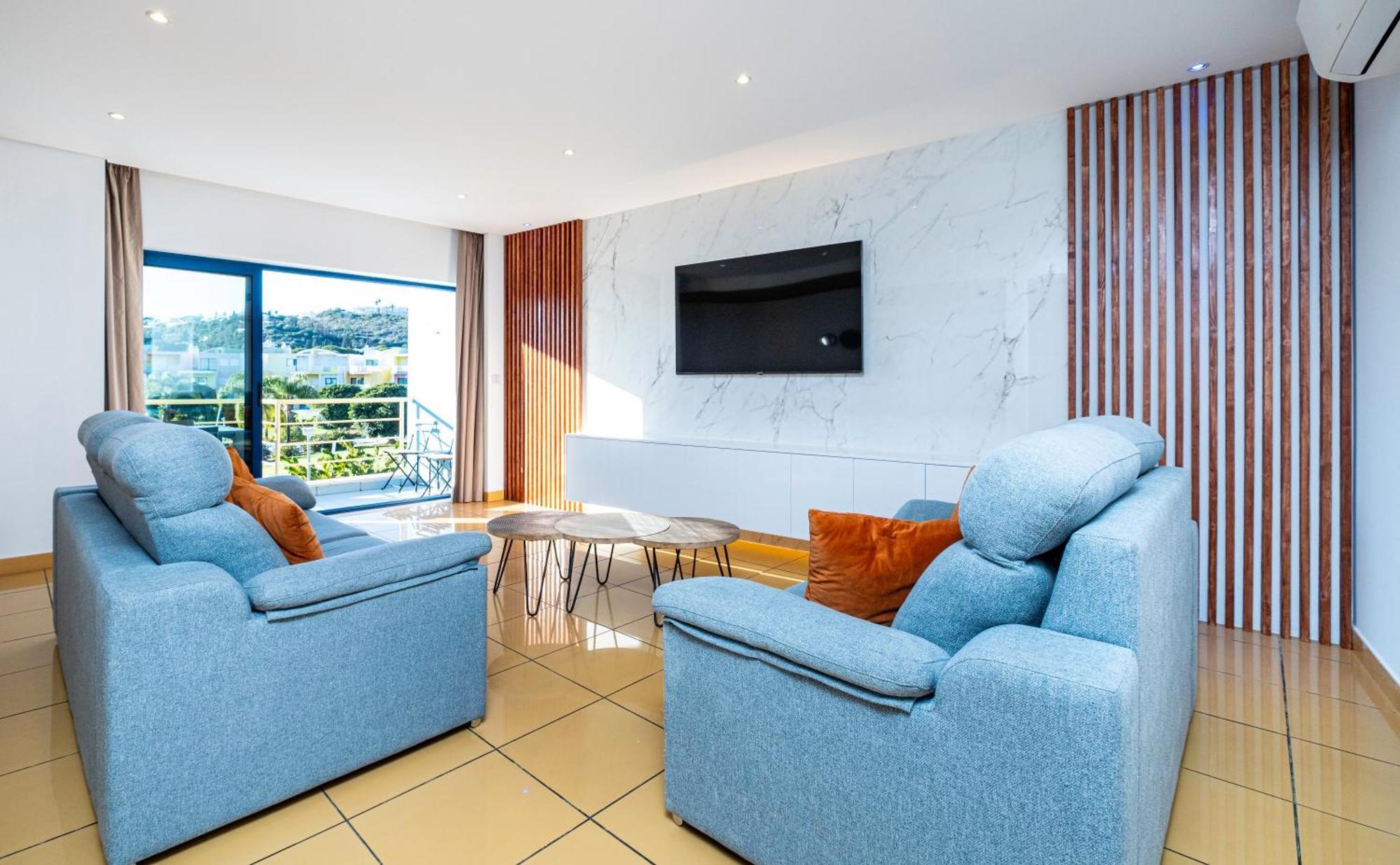 Penthouse 160Sqm Wide Terraces Pool View & Private Hot Tub & Parking Apartment Albufeira Bagian luar foto